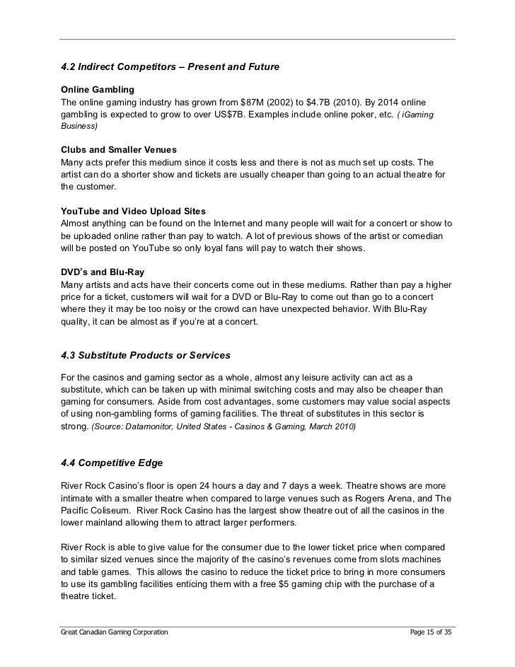 casino business model game studio business plan